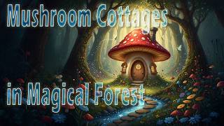 🍄 Mushroom cottages in Magical Forest|Enchanted Forest Ambience ✨🌙 screenshot 5