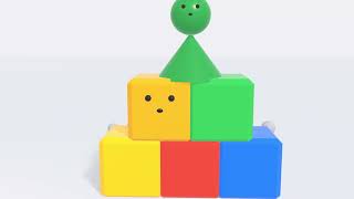Stacking Blocks with Toy Friends! Fun 3D Animation for Toddlers & Kids (2026.08.22)