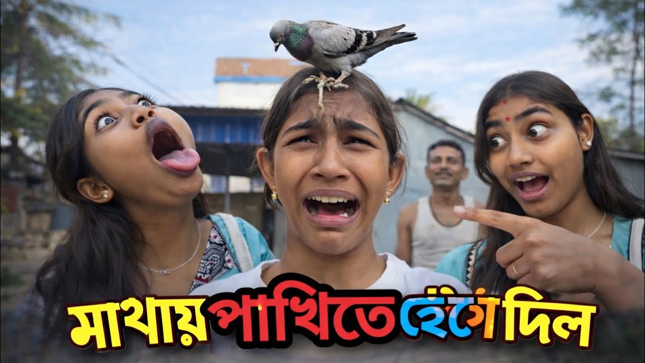 মাথায় পাখিতে হেগে দিলো 😭 হাসবো নাকি কাঁদবো 🤣🤣😰