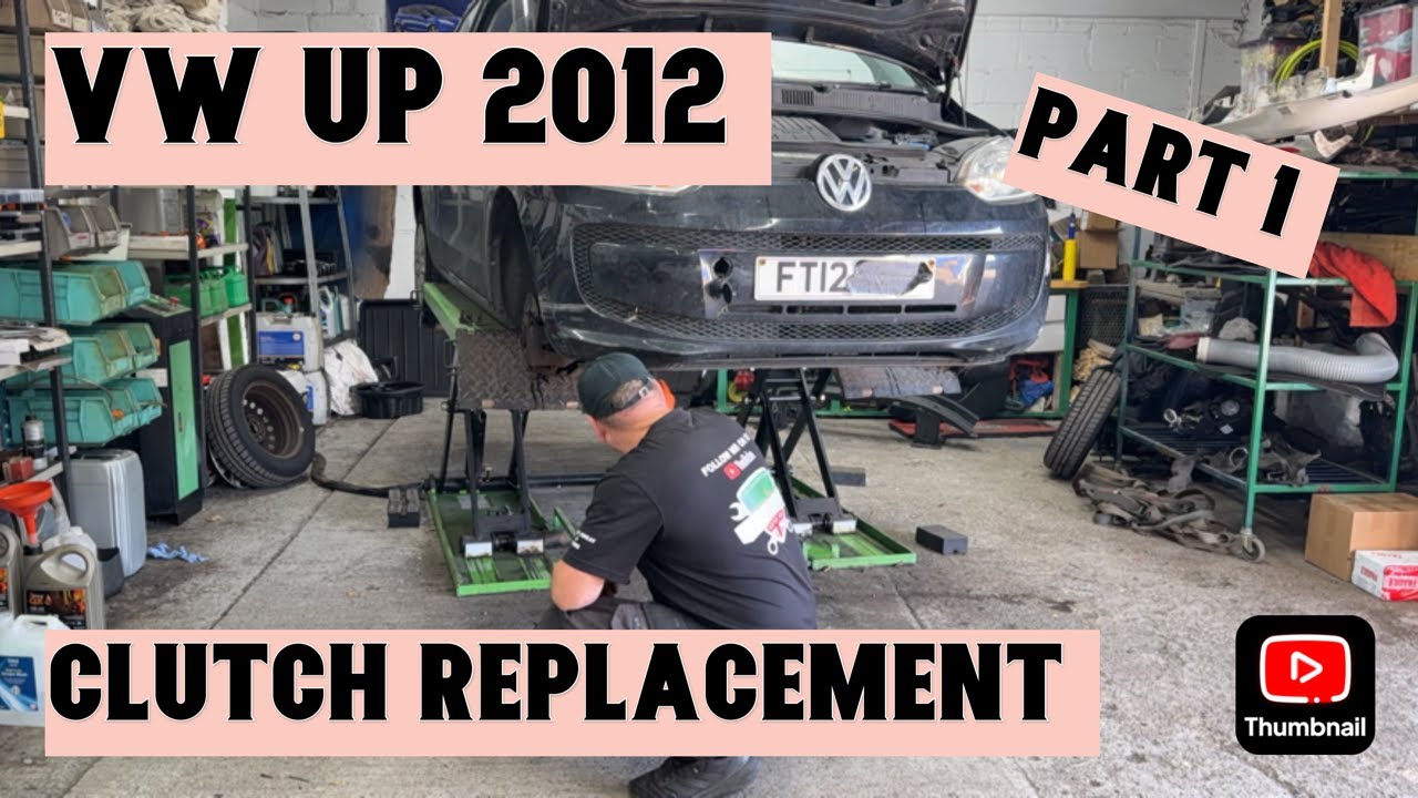 VW UP 2012 CLUTCH REPLACEMENT PART 1