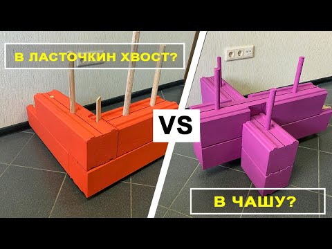 Что лучше? Углы в ласточкин хвост или в чашу?