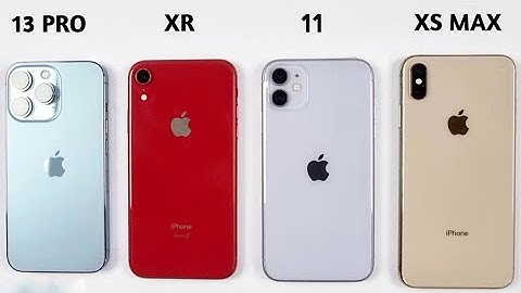 iPhone XR Vs XS Max Vs iPhone 11 Vs iPhone 13 Pro | SPEED TEST - Which is Better in 2023?