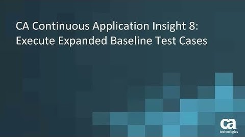 Execute Expanded Baselines: Baseline Test Case Automation - Part 6