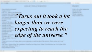 Writing a Short Story: 5 prompts, 13 minutes, science fiction