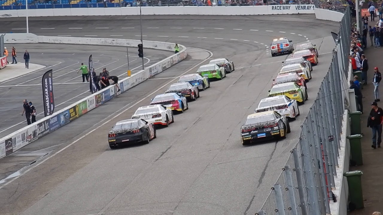 Start ELITE 2 Nascar Whelen Euro Series Raceway Venray 13-07-2019 - YouTube