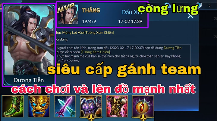 Hướng dẫn cơ bản chơi dương tiễn