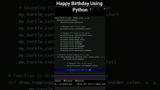 Happy Birthday Using Python