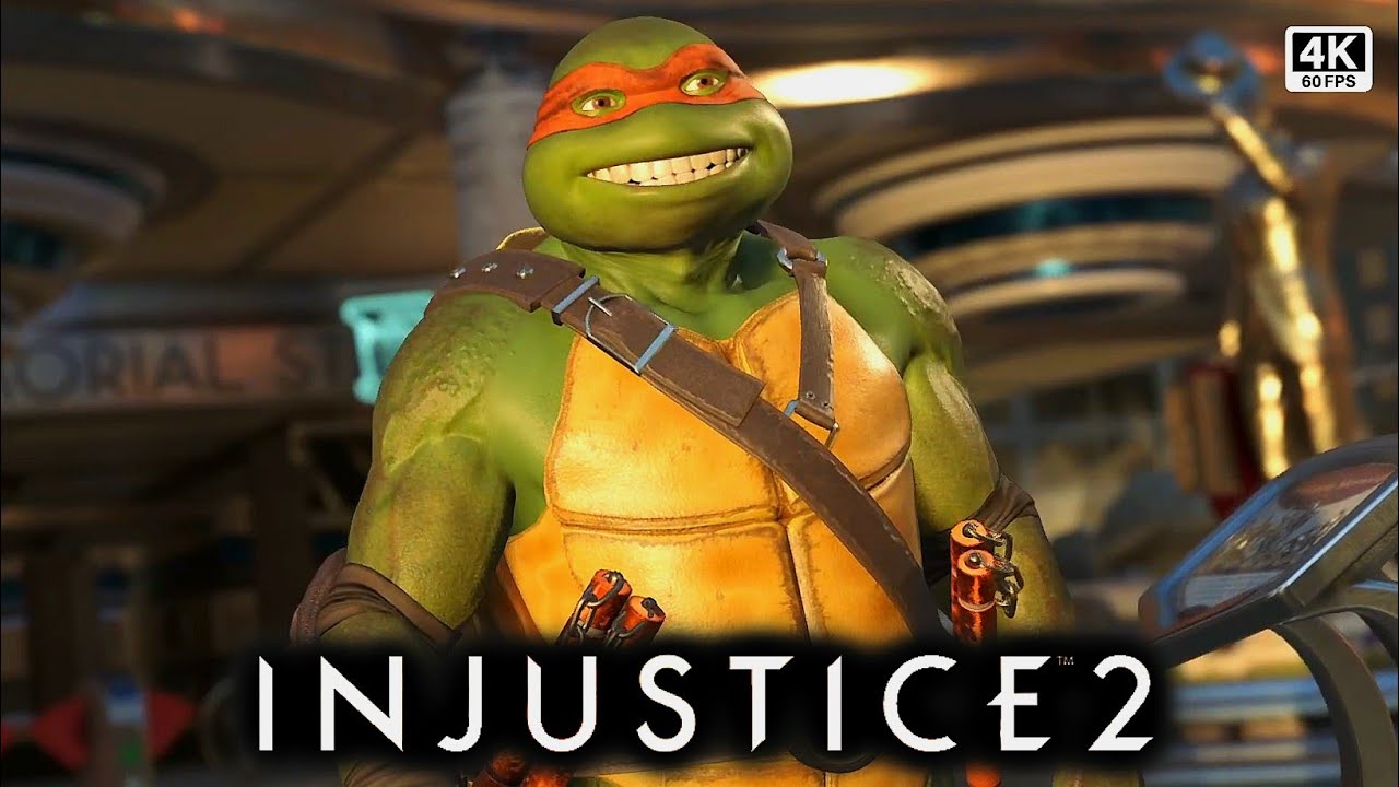 MICHELANGELO (TMNT) VS HELLBOY | INJUSTICE 2