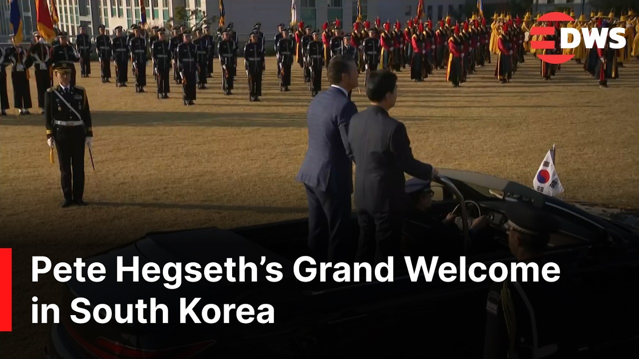GRAND WELCOME: Pete Hegseth Arrives in Seoul, Receives Grand Welcome Ceremony in South Korea | AC1G