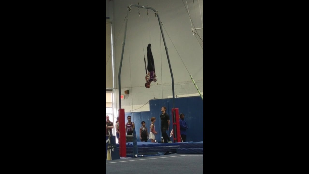 Ring Acrobatics Routine Level 7 Rings Routine #gymnastics - YouTube