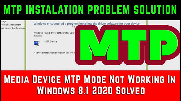 Media Device MTP Mode Not Working FIXED✔✔✔