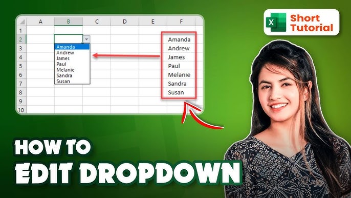 Edit Excel 2023 Drop-down Lists A 2024