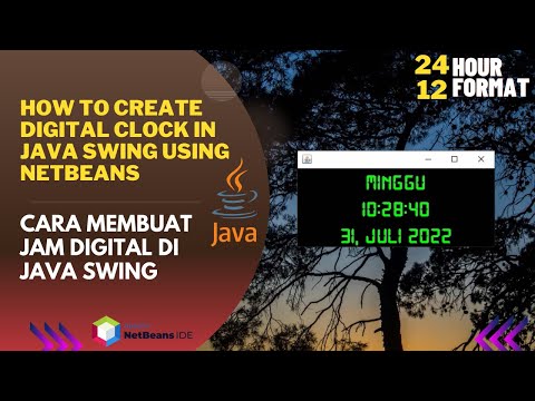 Cara Membuat Jam Digital di Java menggunakan Netbeans 🕑