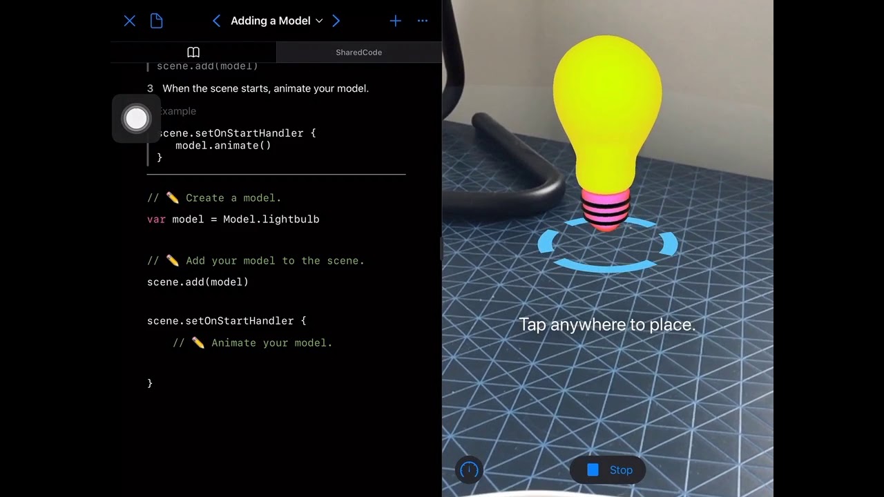 The Code Hub: Augmented Reality at Home, Swift Playgrounds Augmented ...