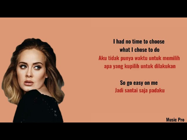 Adele - Easy On Me (Lyrics Video & Terjemah) class=