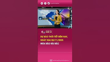 Bản tin Dự báo thời tiết đêm nay, ngày mai 08/11/2025: Mưa rào rải rác