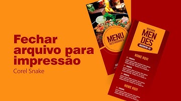 CURSO COREL DRAW // APRENDA DE FORMA FACIL COMO FECHAR UM ARQUIVO PARA IMPRESSÃO