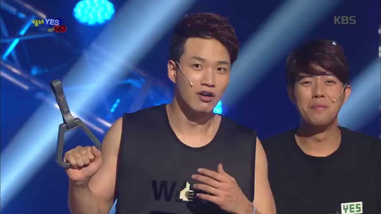 [HIT] 개그콘서트 - ‘말해 yes or no’ 버스 손잡이, 손이 겹칠 때 “어색”.20150614