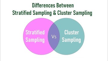 Differences Between Stratified Sampling and Cluster Sampling