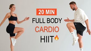 20 MIN FULL BODY CARDIO X HIIT  | Intense, Fat Burning, No Repeat, Warm Up + Cool Down @_fit_mo_