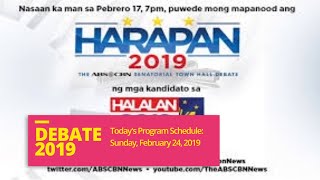 Sanofi/Vision Express/Unilab/Meralco TV Program Schedule: February 24, 2019