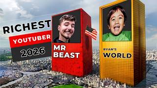 Full 💲Top 20 Richest YouTubers 2026 ►3D Update