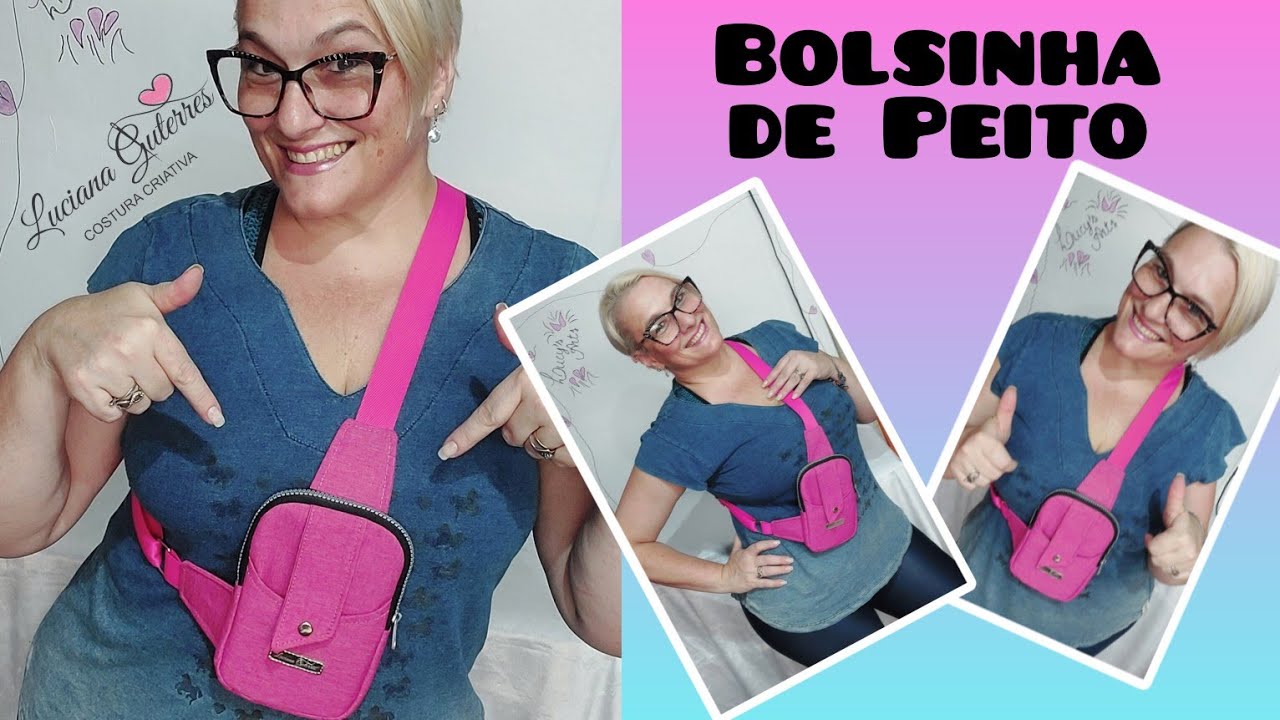Bolsinha de Peito by @lucianaguterrescosturacriativa