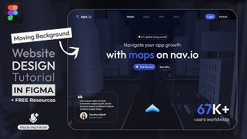 Animated 3D Figma Website Design || FREE Resources || DVxUI