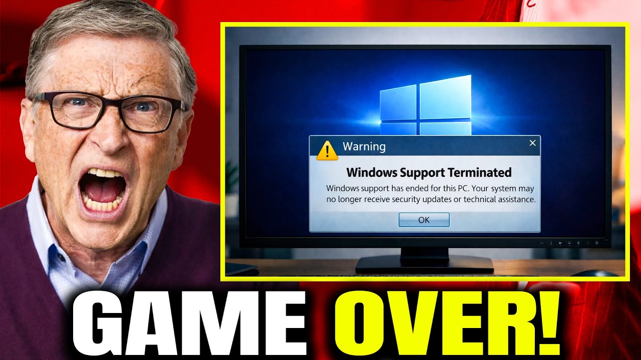 Bill Gates ERUPTS As Microsoft PULLS THE PLUG On Windows!