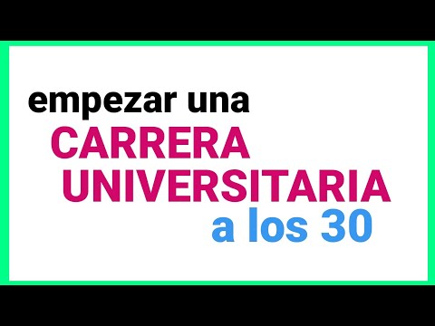 Video: Dónde Ir A Estudiar A Los 30