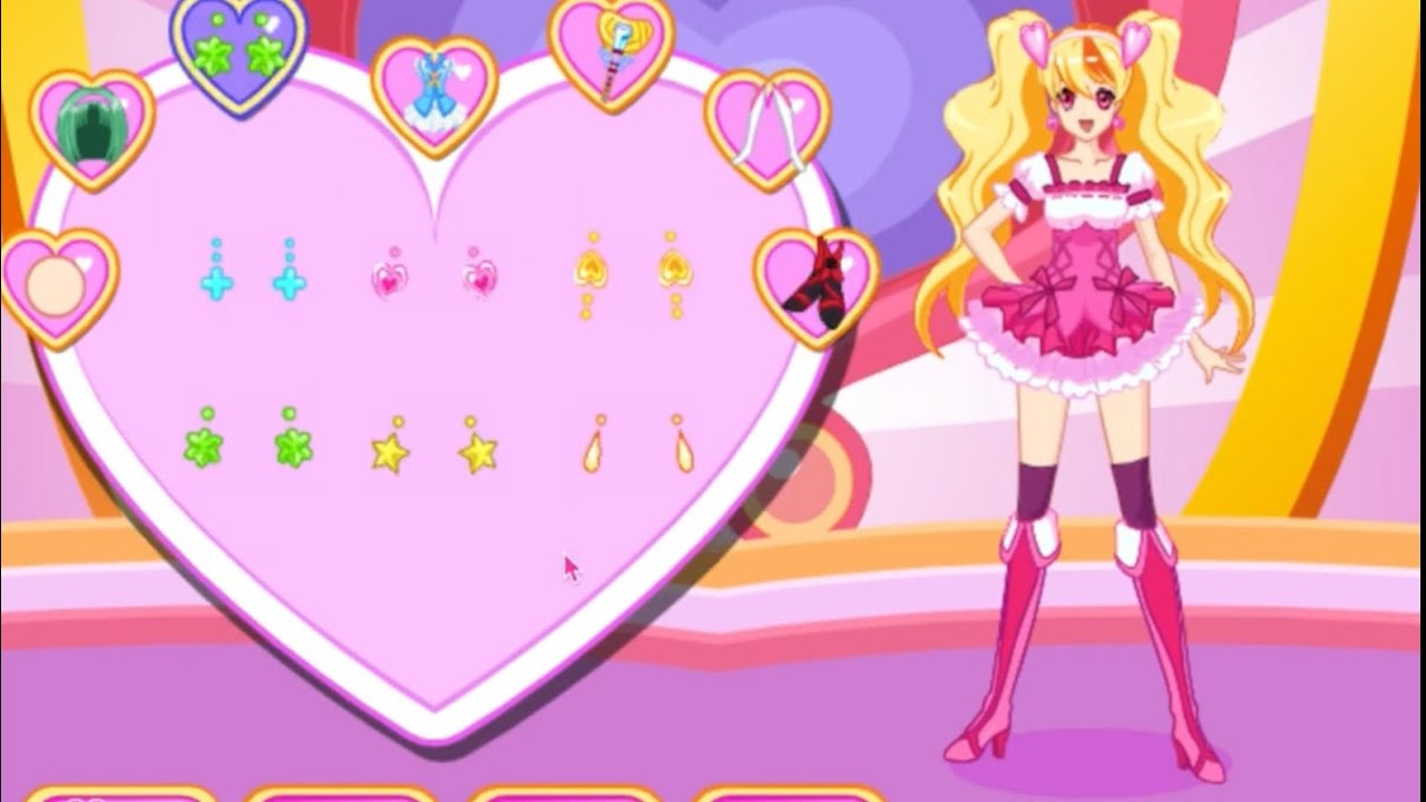 Pretty Cure 4 Dress Up Games (Fresh Precure) YouTube