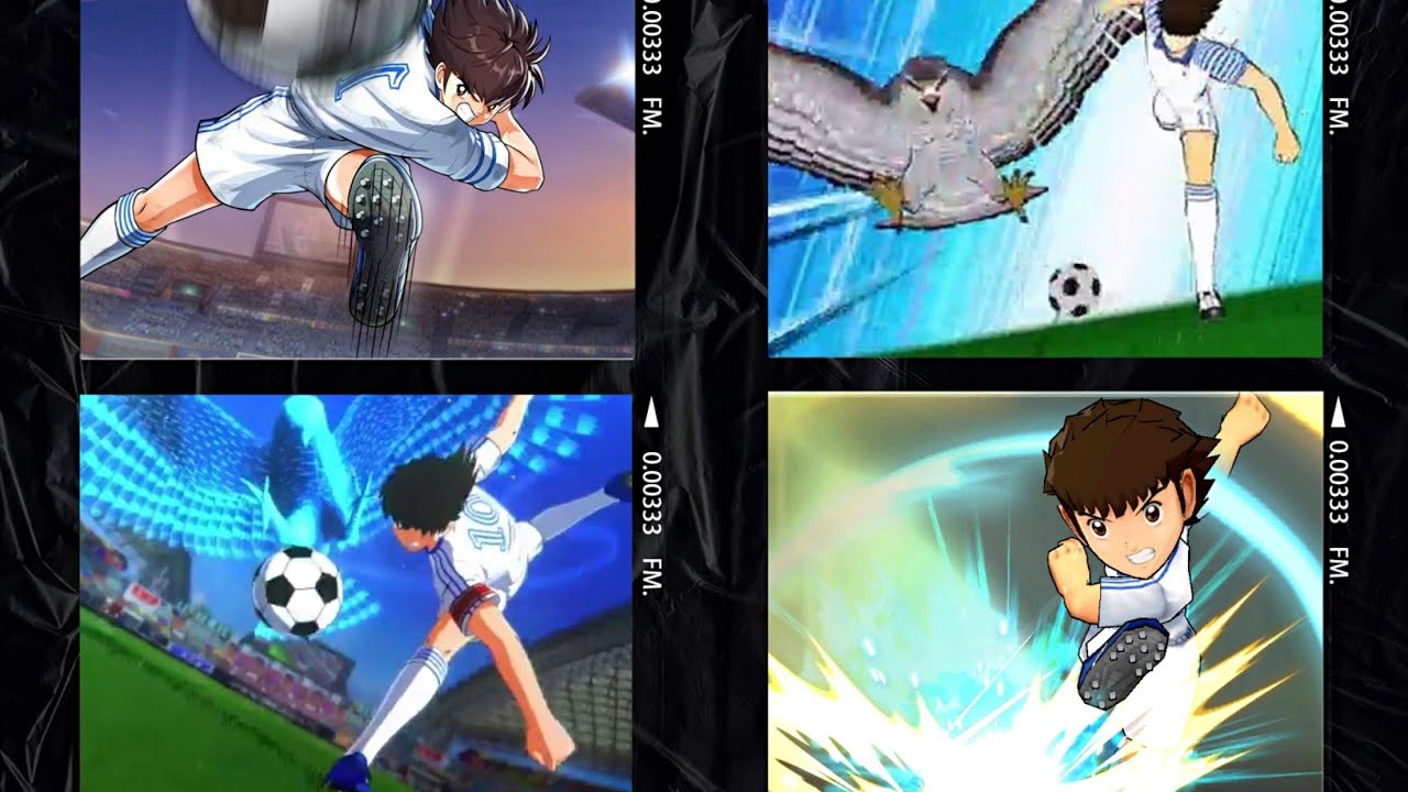 Captain Tsubasa Games Drive Shoot Skills Animation YouTube