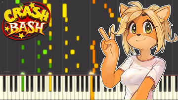 Pogo Painter - Crash Bash - Piano Tutorial [Synthesia♫] ハコとれ ホッピン クラッシュ・バンディクー カーニバル ピアノ