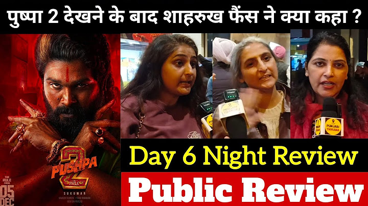 Pushpa 2 Movie Review | Pushpa 2 Public Review | Pushpa 2 Night Review Day6 | Pushpa 2 Public Talk