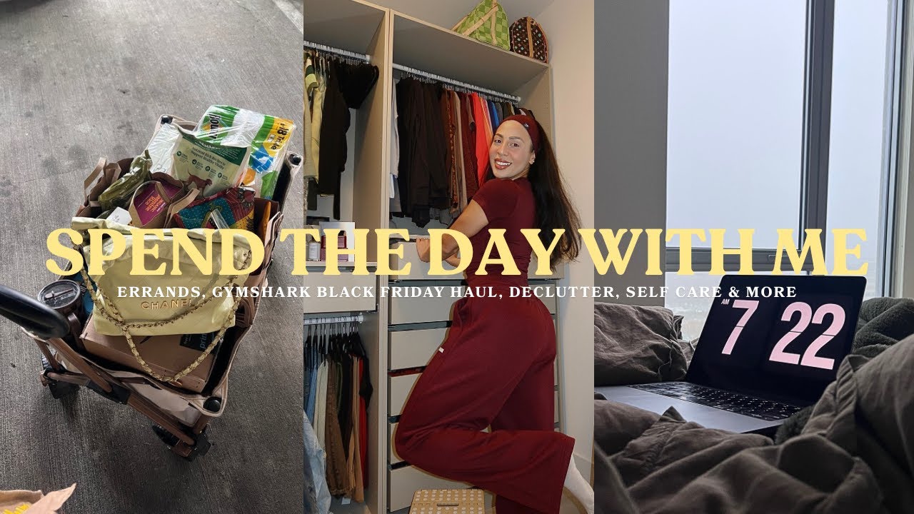 ПРОВЕДИТЕ НЕСКОЛЬКО ДНЕЙ СО МНОЙ | выполнение поручений, покупки в Gymshark в Черную пятницу, утр...