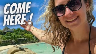 Best island in Surat thani KOH PHANGAN day trip to HAAD SADET beach - Koh Phangan MOTORBIKE TIPS