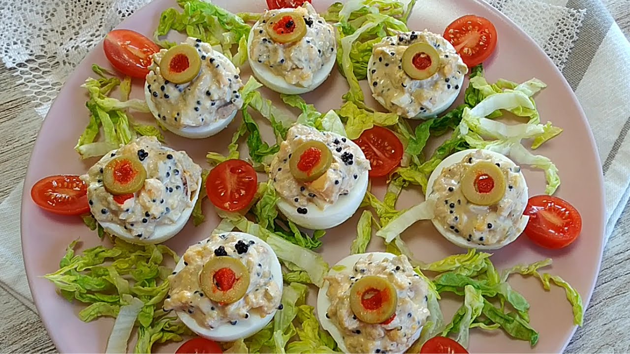 En 10 Minutos Unos Huevos Rellenos Que No Olvidarás 🥚🥚🐣