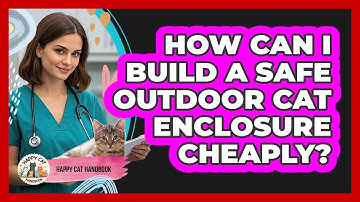 How Can I Build A Safe Outdoor Cat Enclosure Cheaply? - Happy Cat Handbook