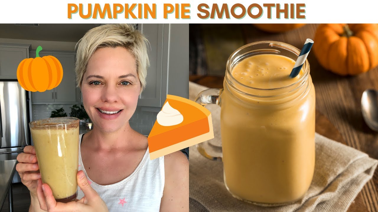 Spiced pumpkin smoothie