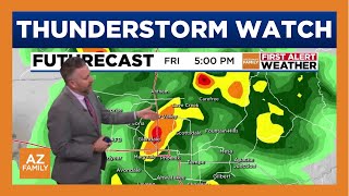 2 tropical systems bring rain, thunderstorms to Arizona