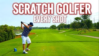 Every Shot of a Scratch Golfer's Round