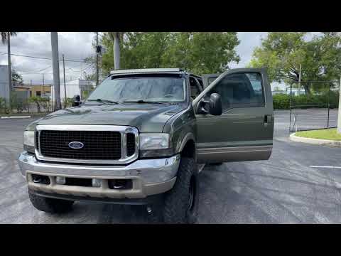 2001 Ford Excursion 7.3L DIESEL 4x4 LIMITED 212k Green/Tan Leather - FOR SALE SHIPPING AVAILABLE