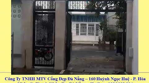 Mô tơ tự động âm sàn - cổng CNC hai cánh cổng đẹp đà nẵng 0906999994