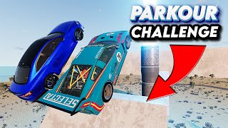 Cars VS Dangerous Parkour Ramp CHALLENGE #2 - BeamNG Drive