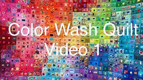 Color Wash Quilt Scrap Challenge How to