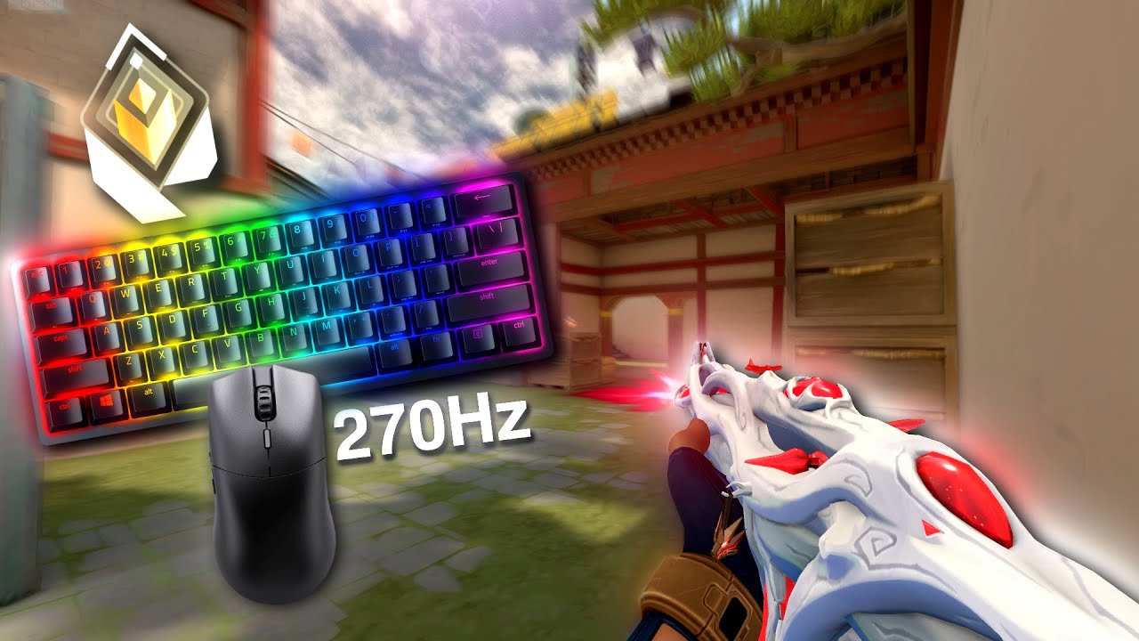 Relaxing 270FPS Ranked Gameplay ASMR l Razer Huntsman Mini Valorant ...