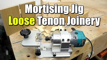Handheld Mortising Jig For Your Router | Loose Tenon Joinery Without Festool Domino