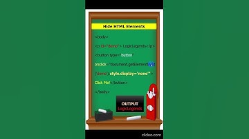 JavaScript Can Hide HTML Elements #kaashivinfotech #kaashivinfotechreviews #kaashiv
