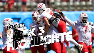 2024 UFL Week 3 Game Highlight Commentary