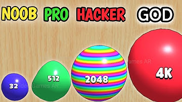 Blob Merge 3d - Noob vs Pro vs Hacker vs Gog - Gameplay Walkthrough
